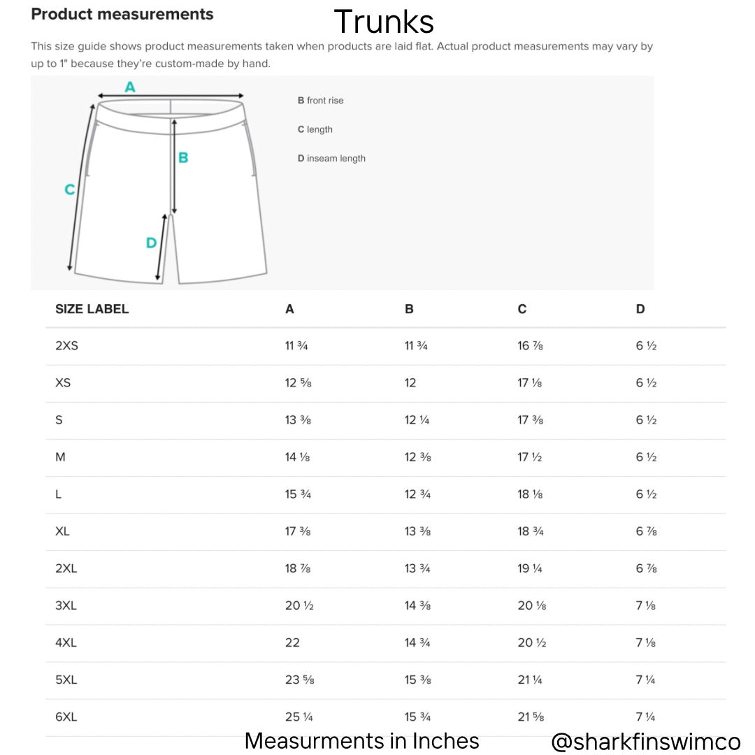 Trunk product measurements