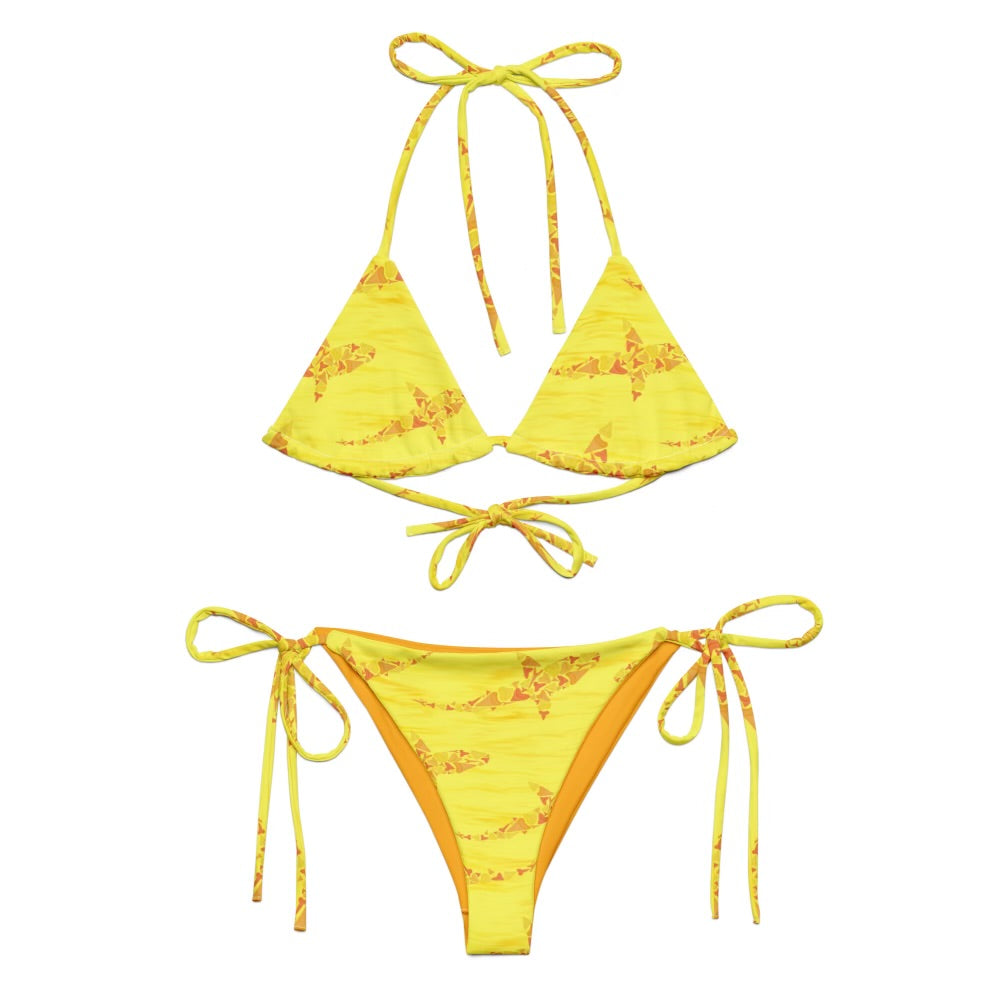 Sunny bite shark tooth sustainable string bikini 