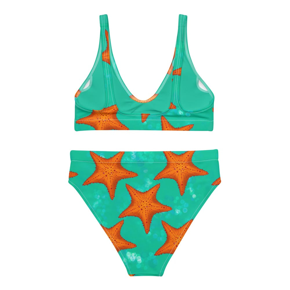 Starfish breeze sustainable high waisted bikini 