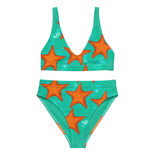 Starfish breeze sustainable high waisted bikini 