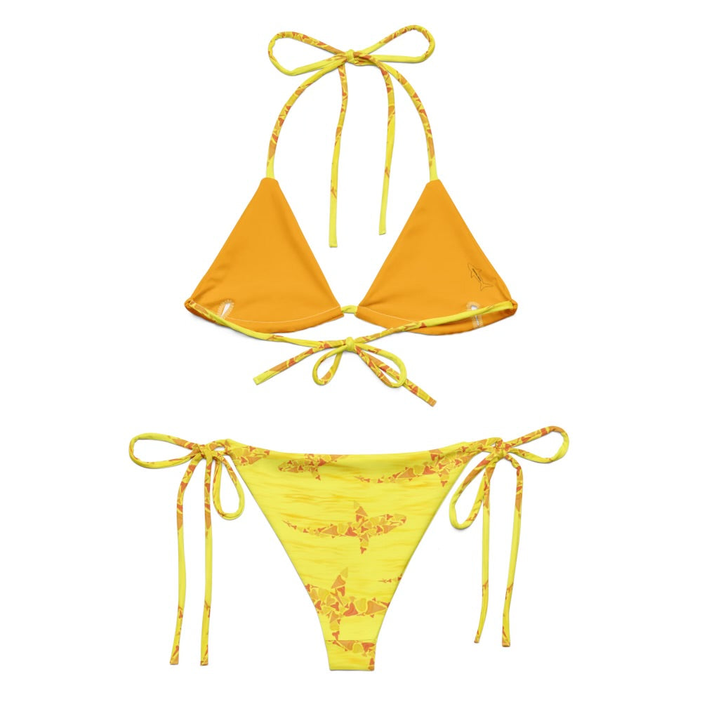 Sunny bite shark tooth sustainable string bikini 