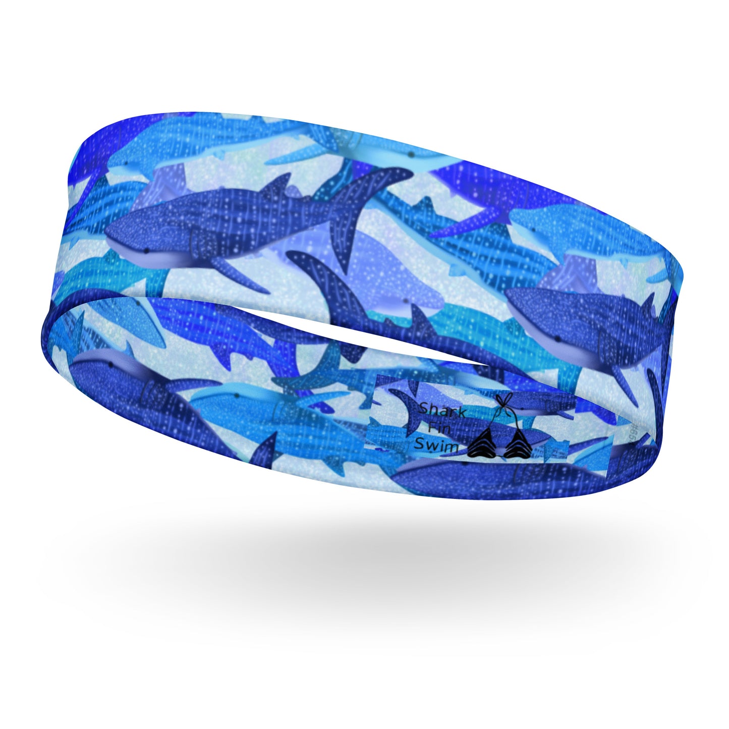 Blue whale shark headband 