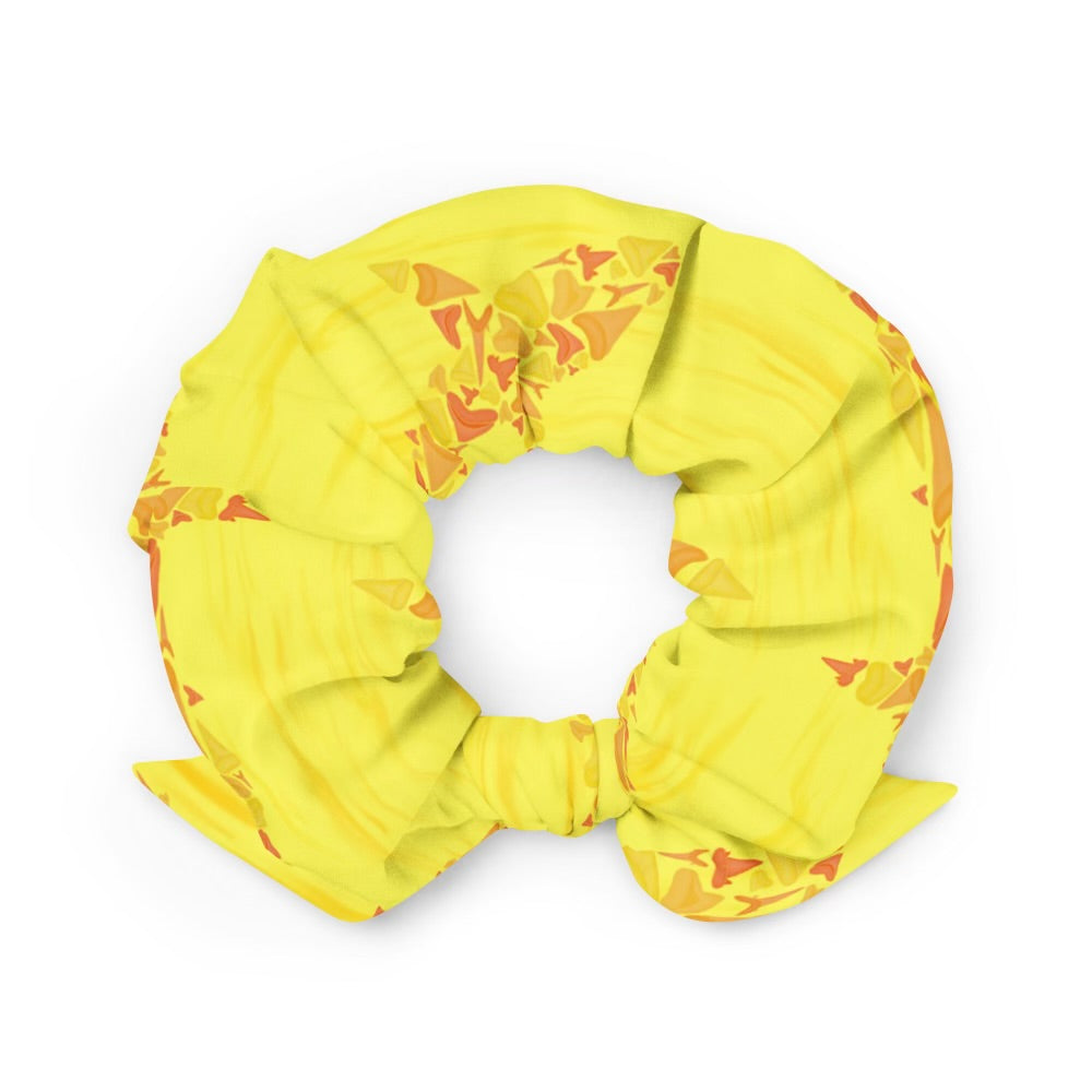 Sunny bite shark tooth sustainable scrunchie 