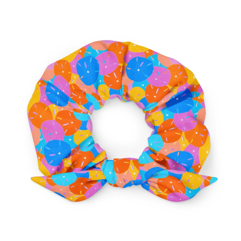  Mermaid money sand dollar sustainable scrunchie