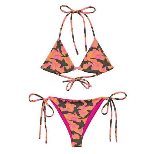 Compass cay nurse shark sustainable string bikini 