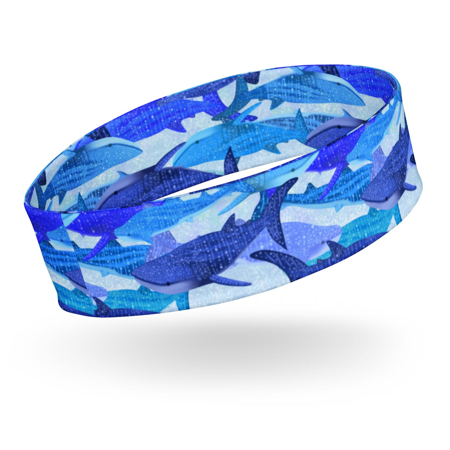 Blue whale shark headband 